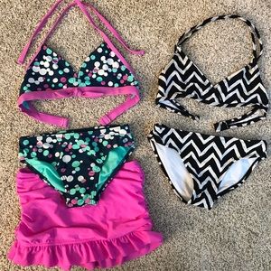 Xhilaration swimsuits size 6-6x